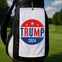 Trump 2024 Presidential Election Logo Golf Towel thumb 2
