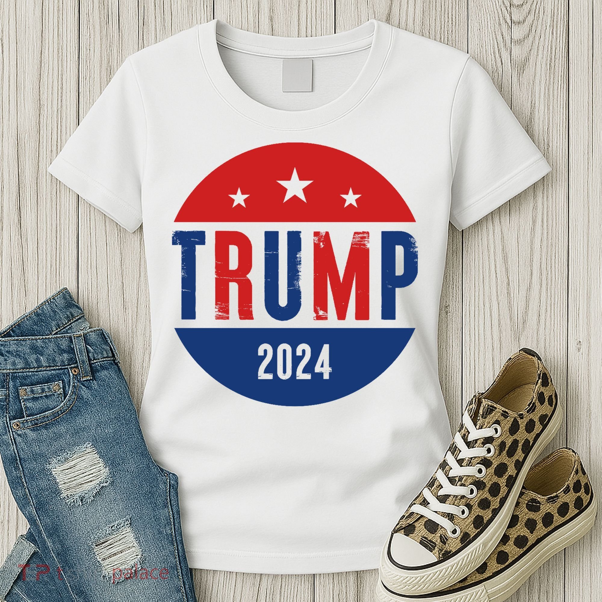 Trump 2024 Presidential Election Logo Women's T-Shirt