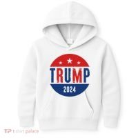 Trump 2024 Presidential Election Logo Kids Hoodie thumb 0