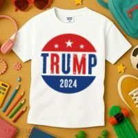 Trump 2024 Presidential Election Logo Kids T-Shirt thumb 3