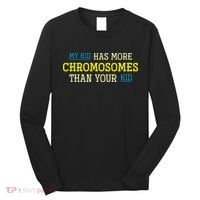 Trisomy 21 Parents Down Syndrome Awareness Gift Long Sleeve Shirt thumb 0