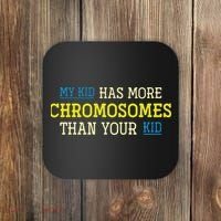 Trisomy 21 Parents Down Syndrome Awareness Gift Coaster thumb 0