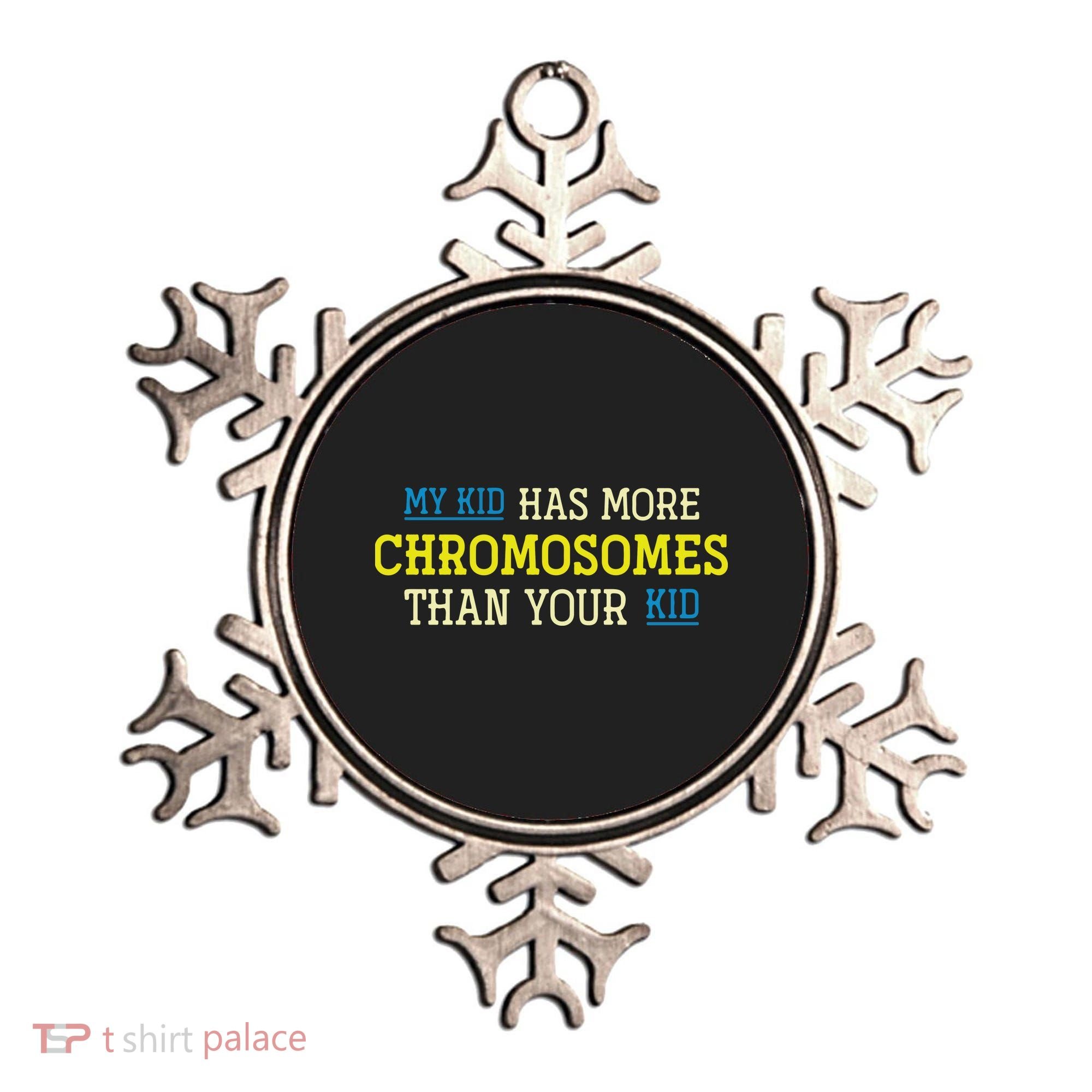 Trisomy 21 Parents Down Syndrome Awareness Gift Ornament