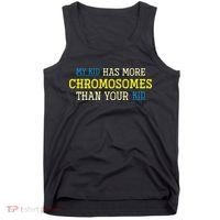 Trisomy 21 Parents Down Syndrome Awareness Gift Tank Top thumb 0