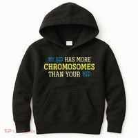 Trisomy 21 Parents Down Syndrome Awareness Gift Kids Hoodie thumb 0