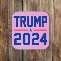 Trump 2024 Political Republican Coaster thumb 0