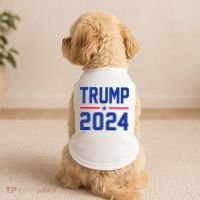 Trump 2024 Political Republican Doggie Tank thumb 2