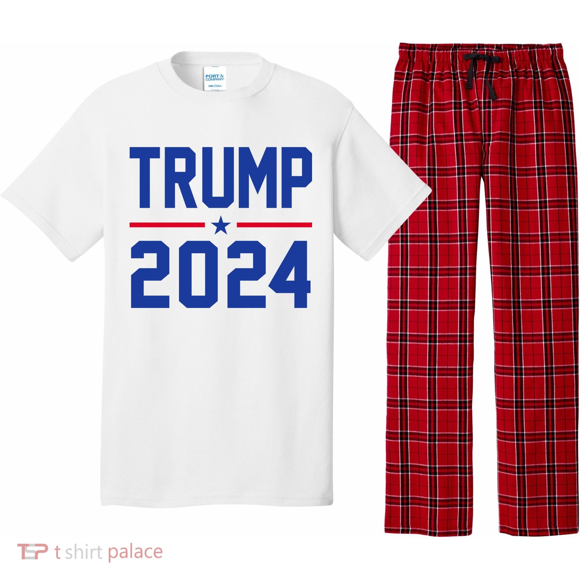 Trump 2024 Political Republican Pajama Set