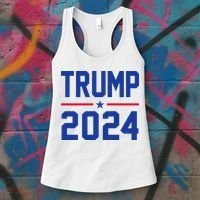 Trump 2024 Political Republican Women's Tank Top thumb 3