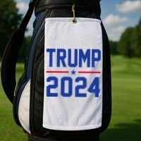 Trump 2024 Political Republican Golf Towel thumb 2