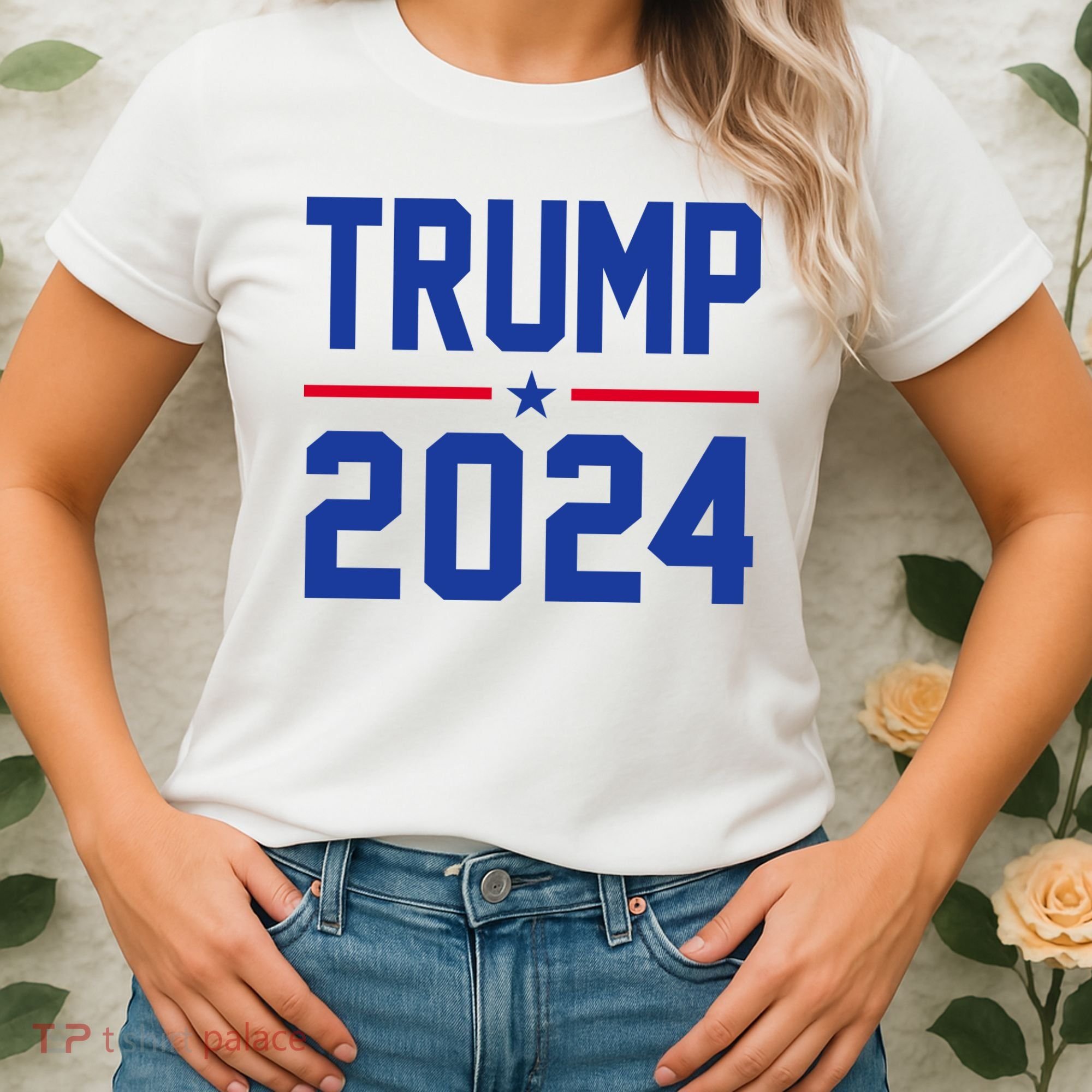 Trump 2024 Political Republican Women's T-Shirt