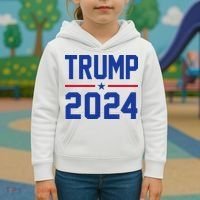 Trump 2024 Political Republican Kids Hoodie thumb 3