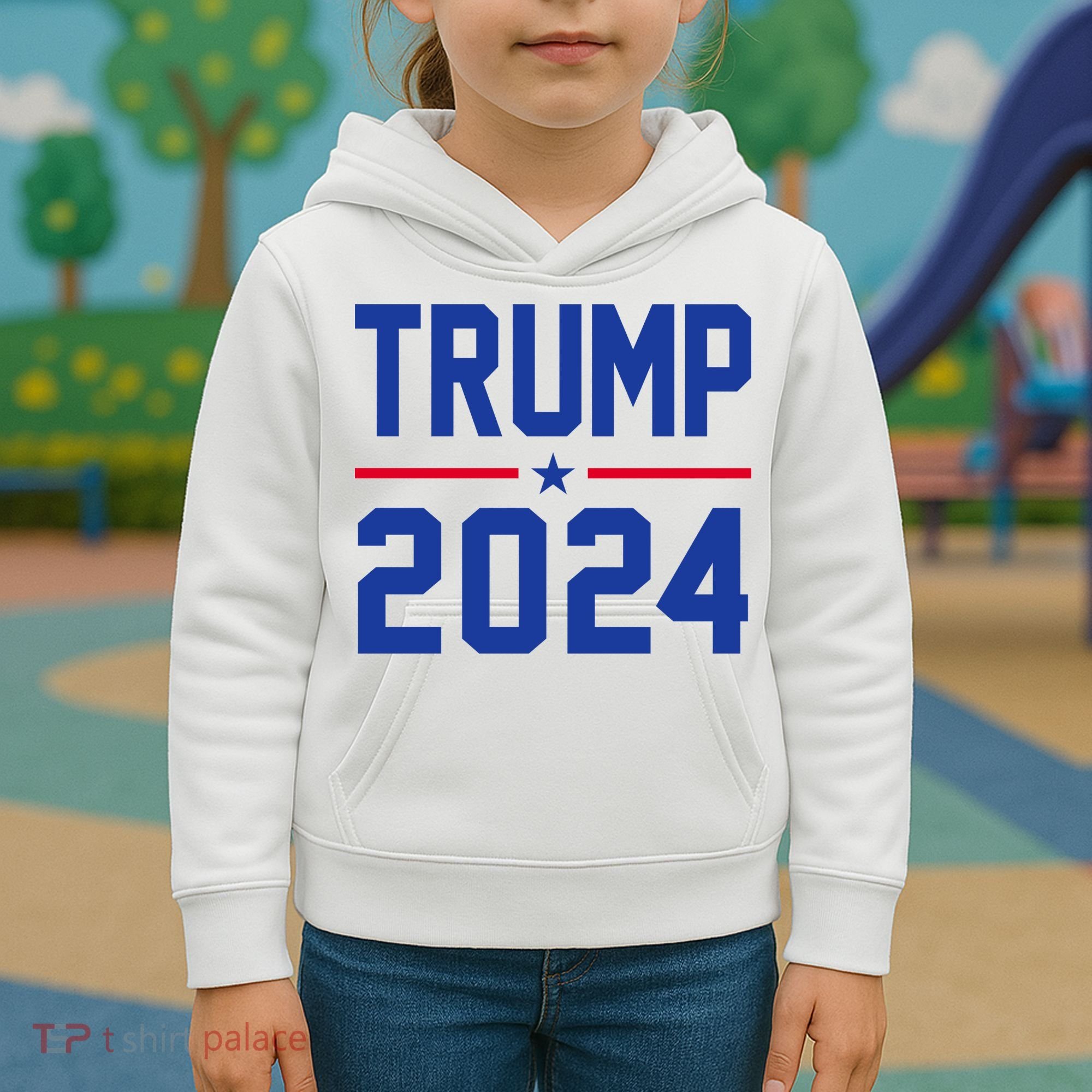 Trump 2024 Political Republican Kids Hoodie