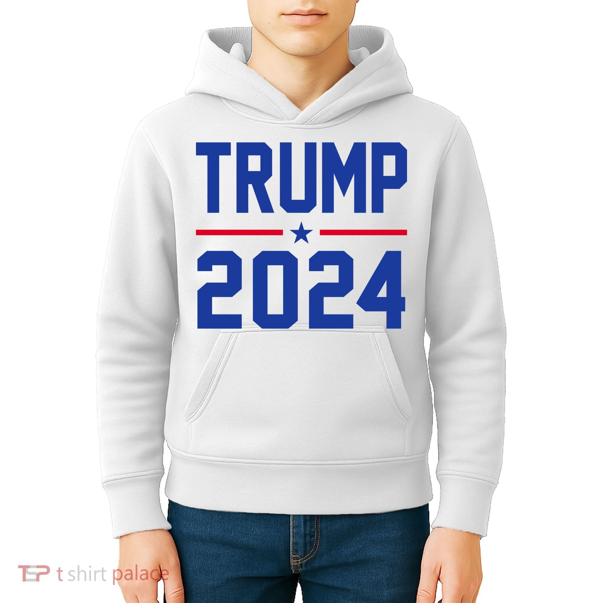 Trump 2024 Political Republican Kids Hoodie