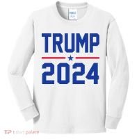 Trump 2024 Political Republican Kids Long Sleeve Shirt thumb 0