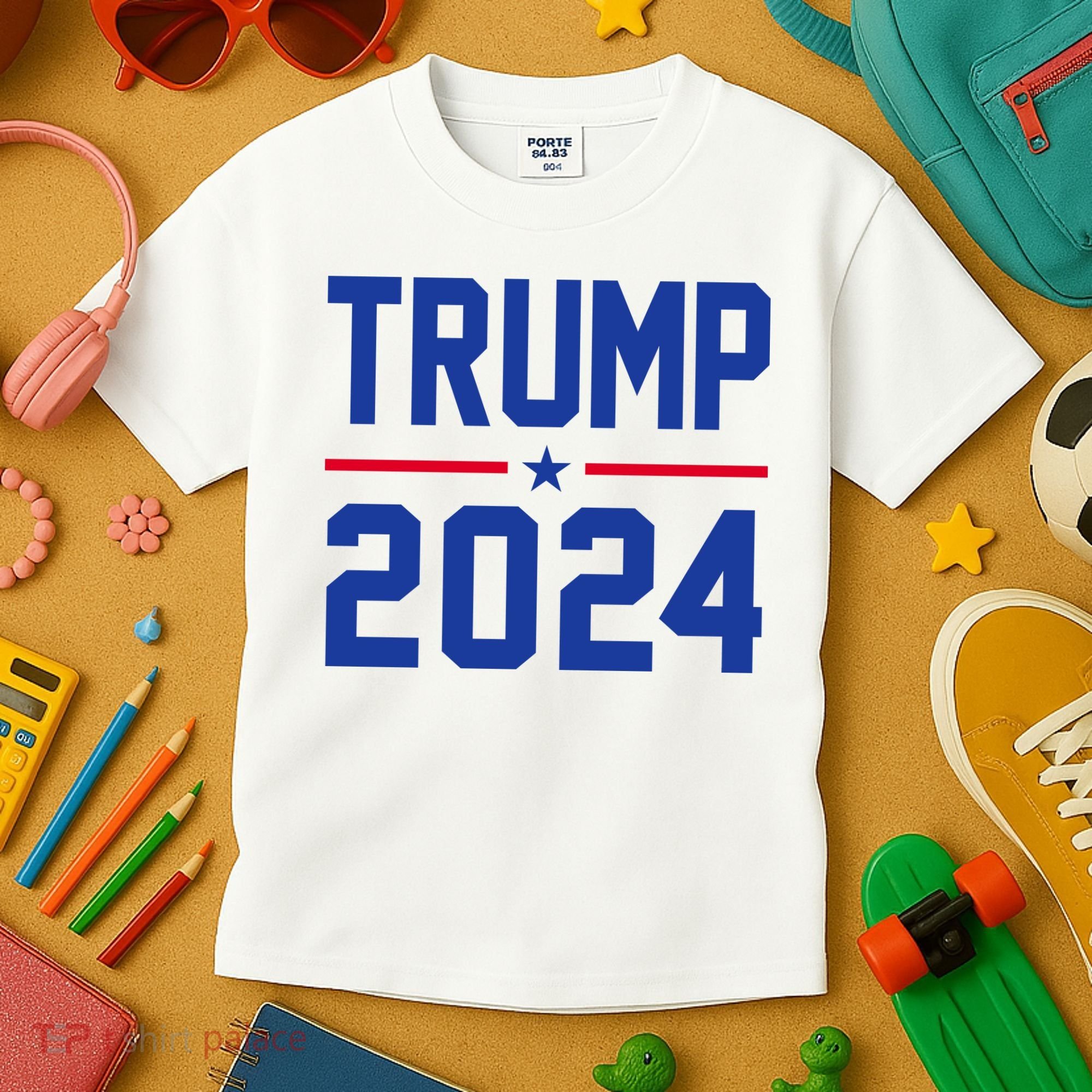 Trump 2024 Political Republican Kids T-Shirt
