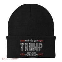 Trump 2024 Rhinestone Trump Rally Beanie thumb 0