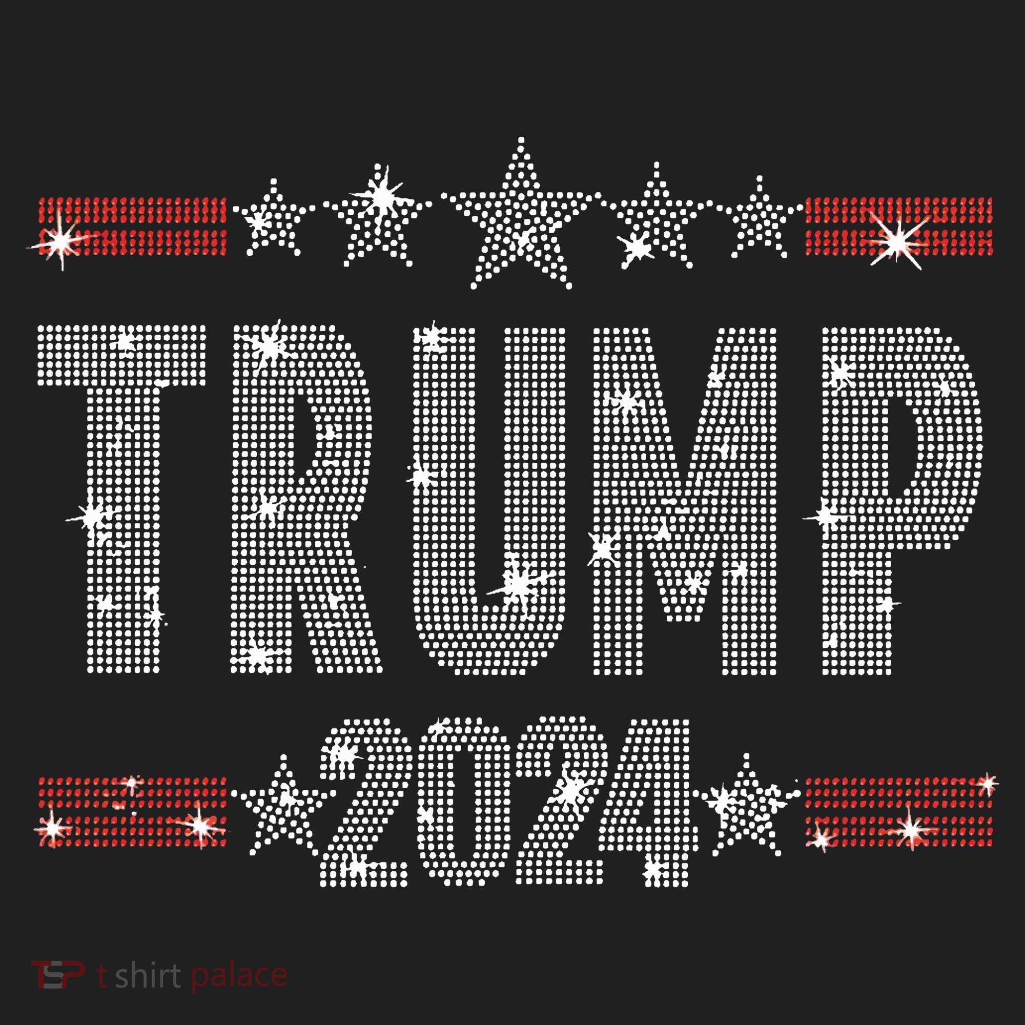 Trump 2024 Rhinestone Trump Rally Beanie
