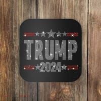 Trump 2024 Rhinestone Trump Rally Coaster thumb 0