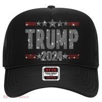 Trump 2024 Rhinestone Trump Rally Hat thumb 0