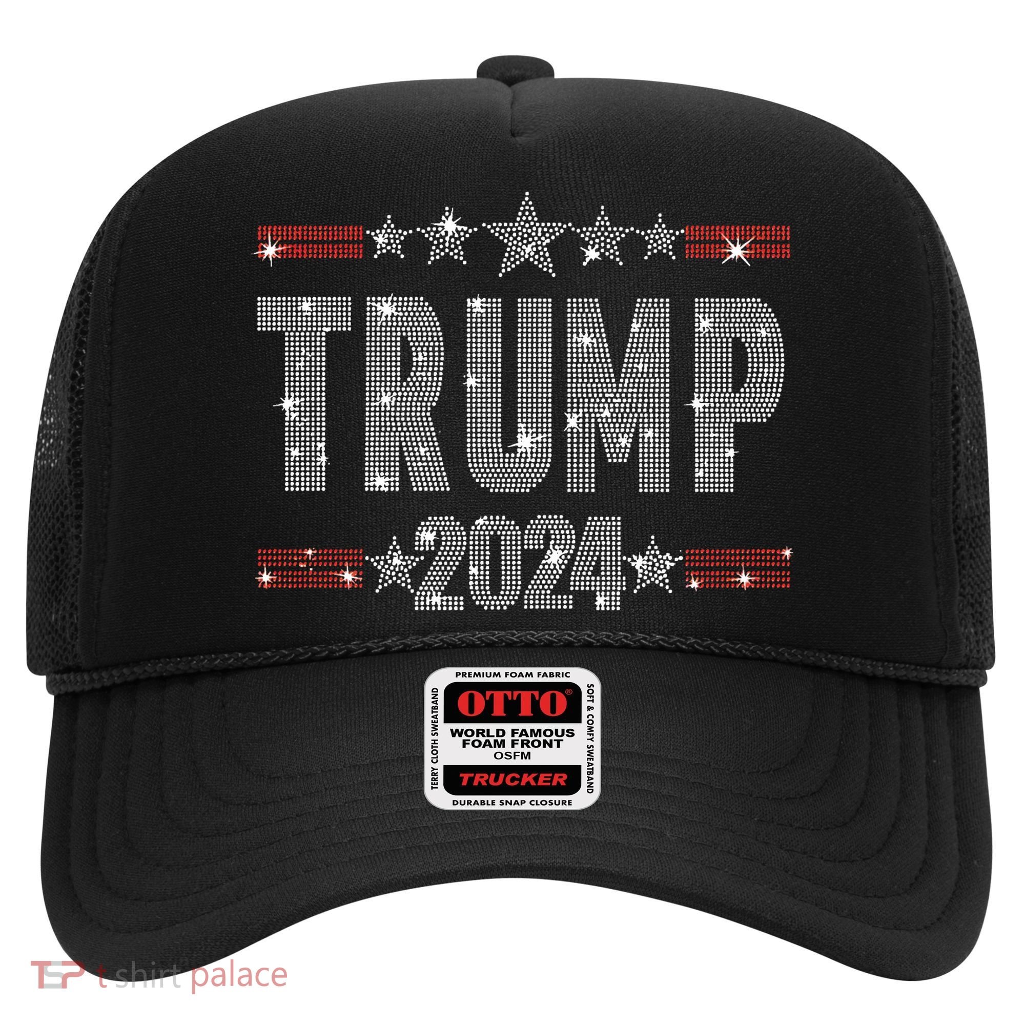 Trump 2024 Rhinestone Trump Rally Hat