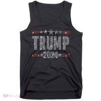 Trump 2024 Rhinestone Trump Rally Tank Top thumb 0