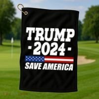 Trump 2024 Save America Golf Towel thumb 1
