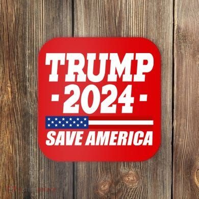 Trump 2024 Save America Coaster
