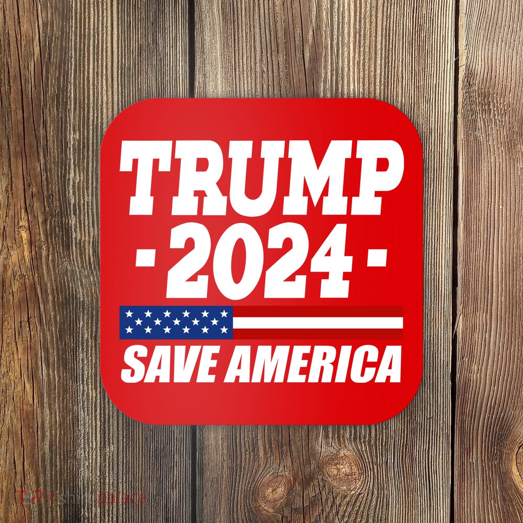 Trump 2024 Save America Coaster
