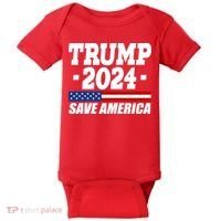 Trump 2024 Save America Baby Bodysuit thumb 0