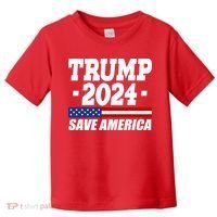Trump 2024 Save America Toddler T-Shirt thumb 0