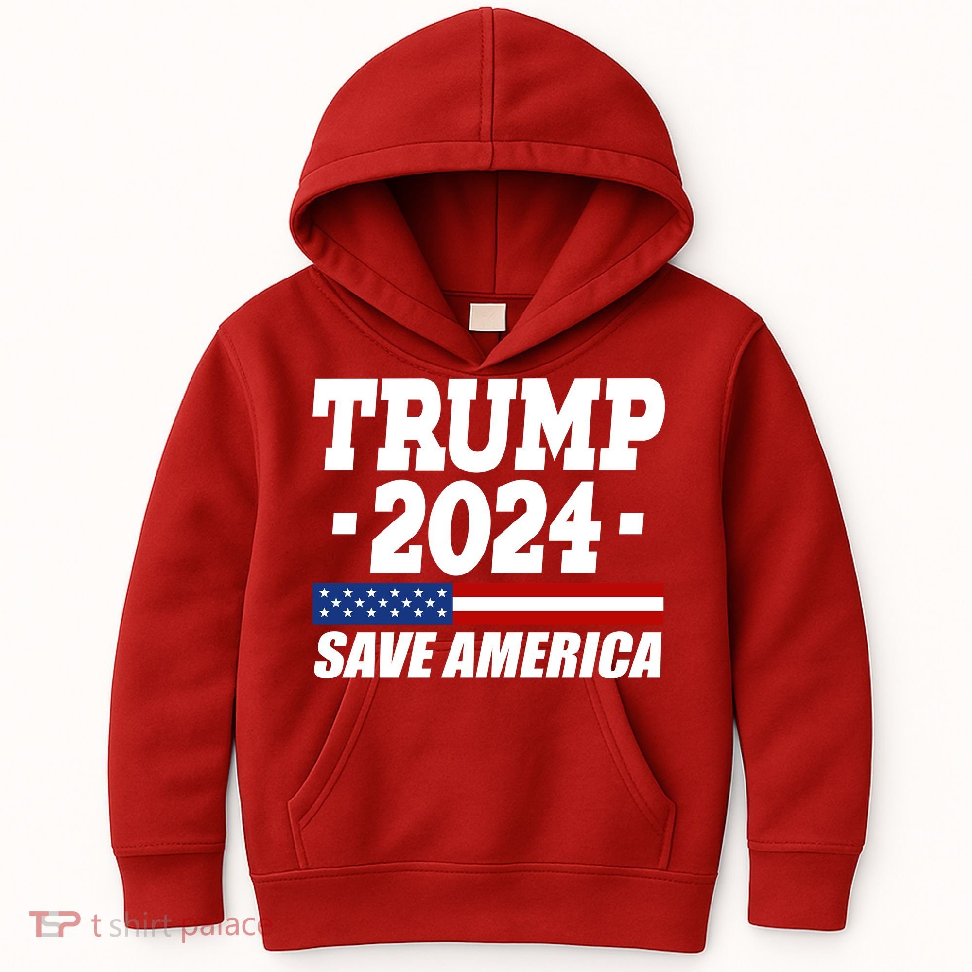 Trump 2024 Save America Kids Hoodie