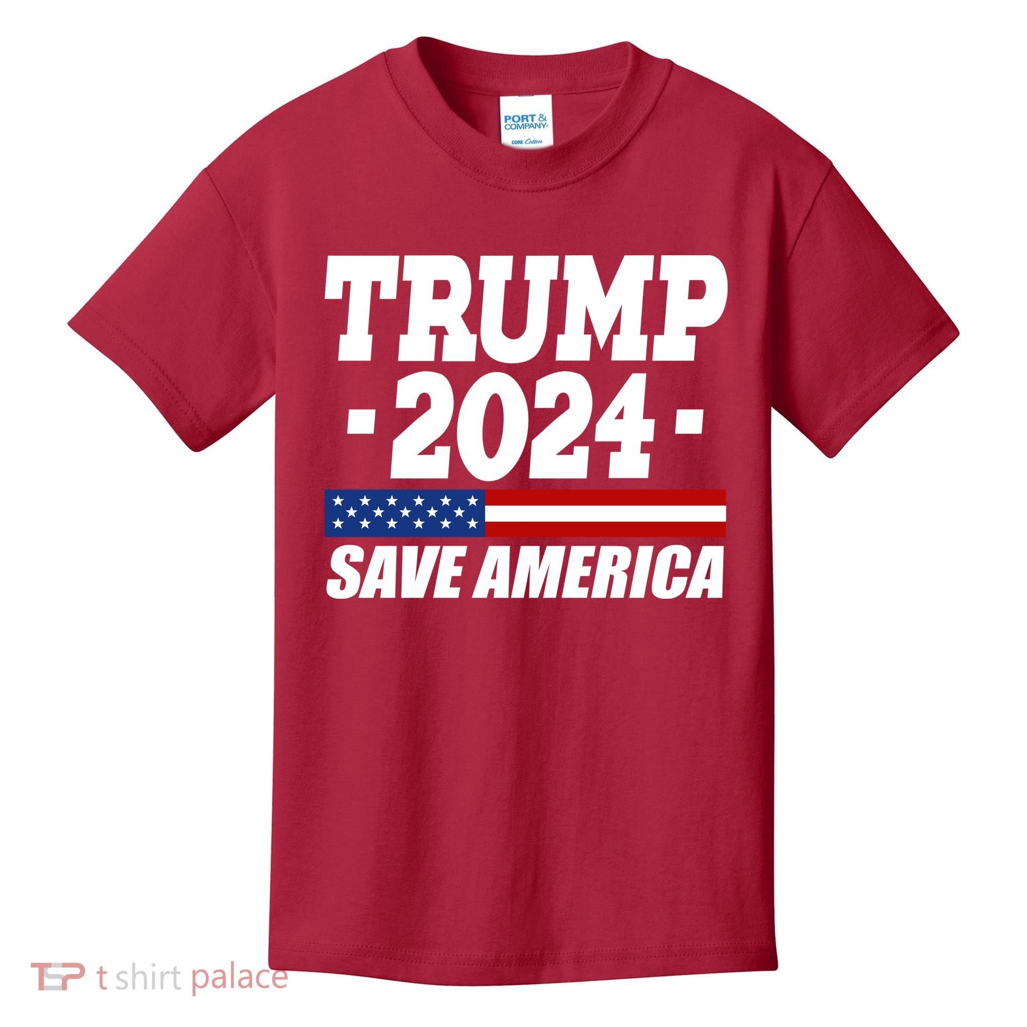 Trump 2024 Save America Kids T-Shirt