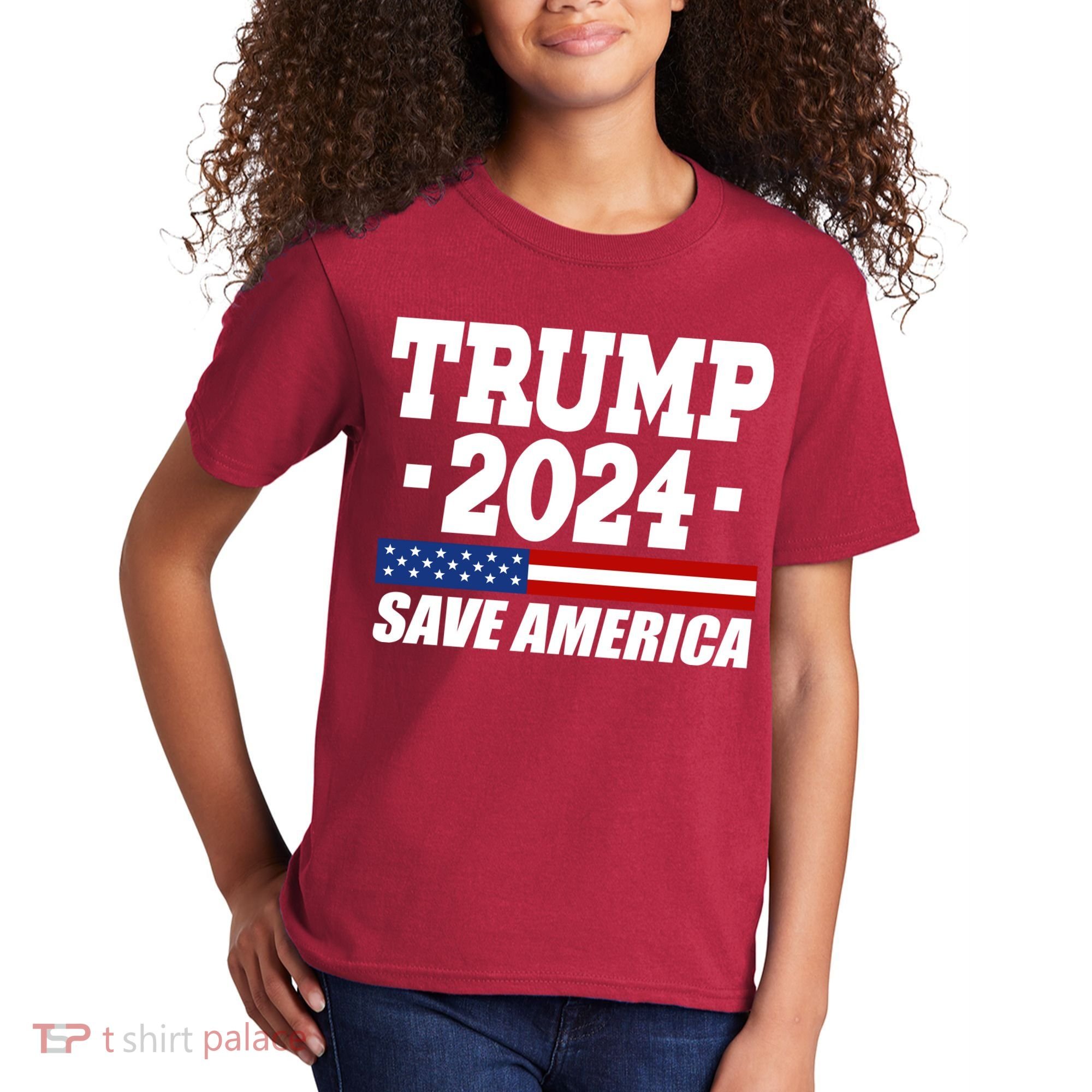 Trump 2024 Save America Kids T-Shirt