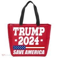 Trump 2024 Save America Tote Bag thumb 0