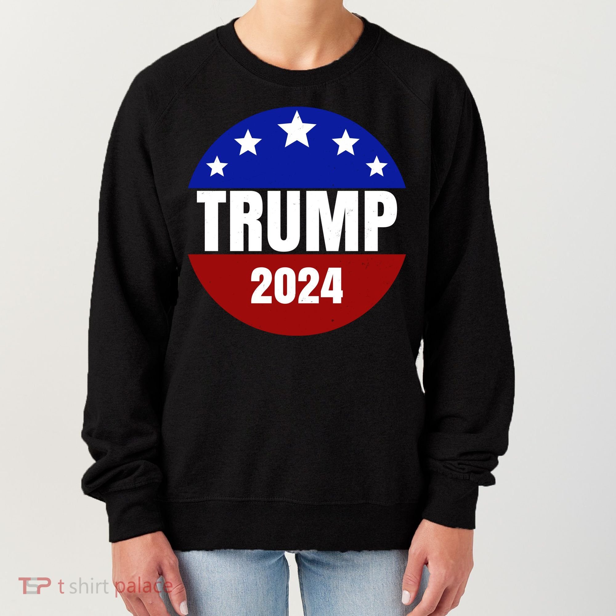 Trump 2024 Star Logo Women's Sweatshirt