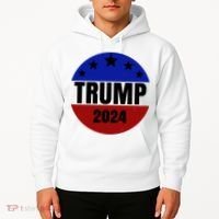 Trump 2024 Star Logo Hoodie thumb 2