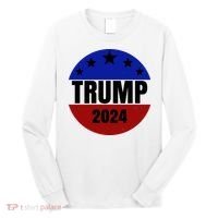 Trump 2024 Star Logo Long Sleeve Shirt thumb 0