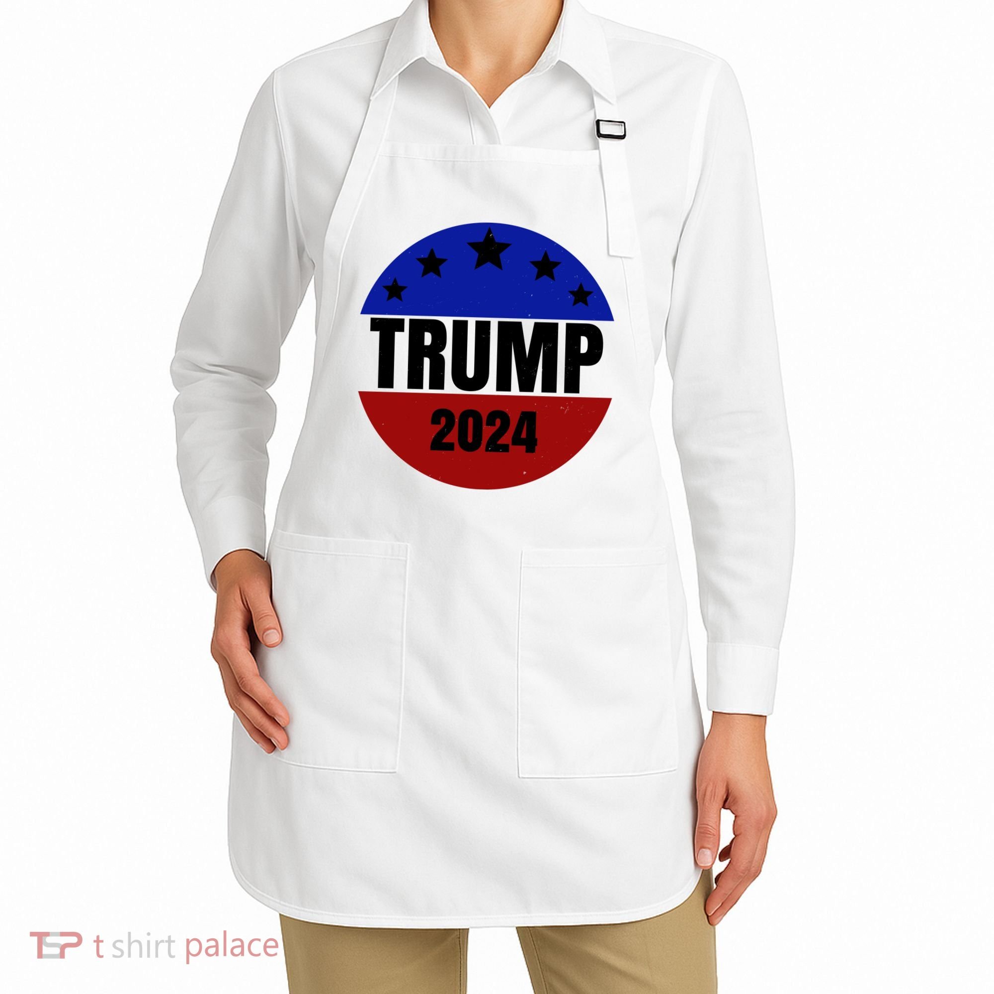 Trump 2024 Star Logo Apron