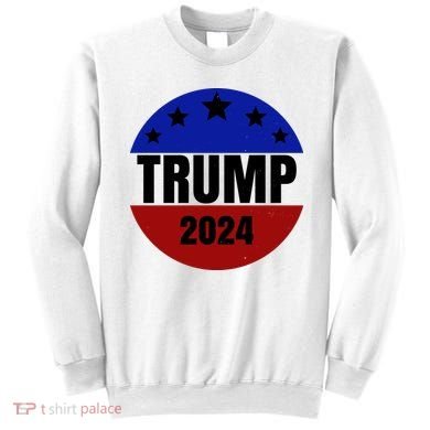 Trump 2024 Star Logo Sweatshirt