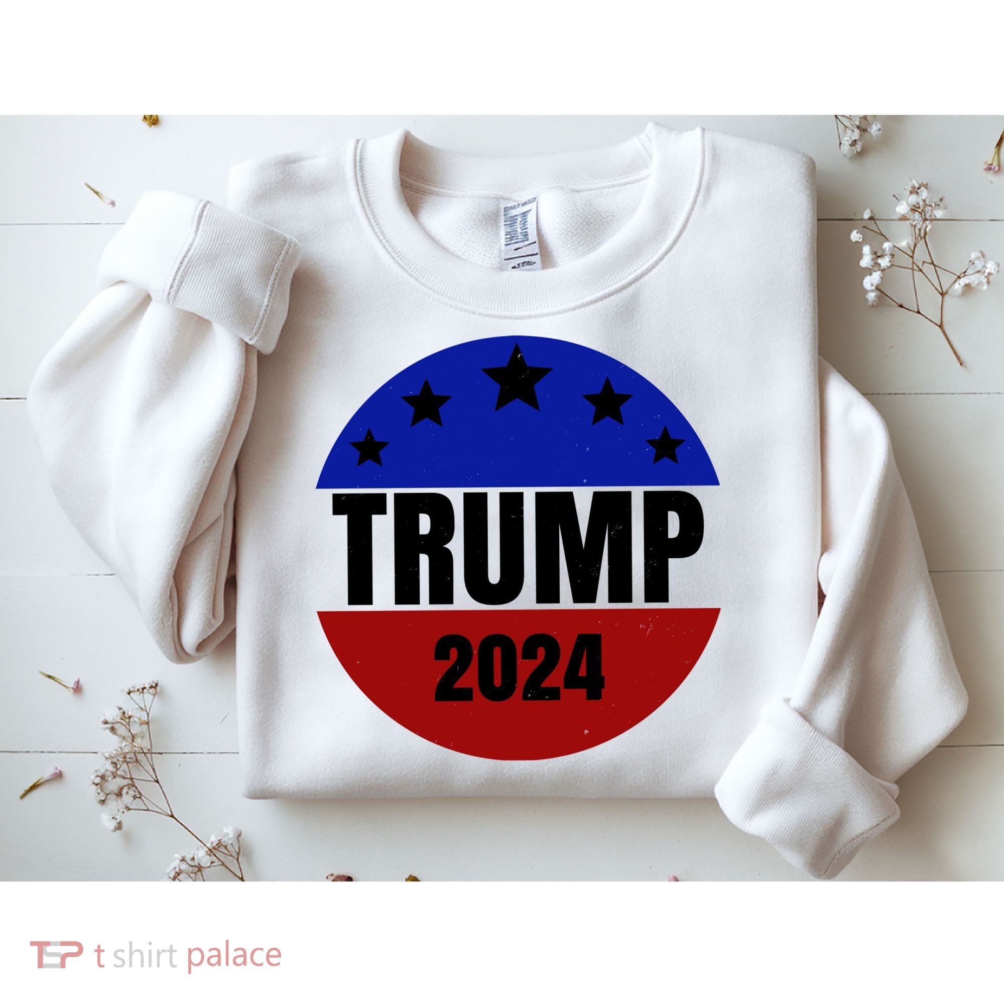 Trump 2024 Star Logo Sweatshirt