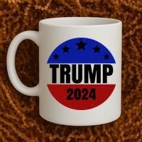 Trump 2024 Star Logo Coffee Mug thumb 2