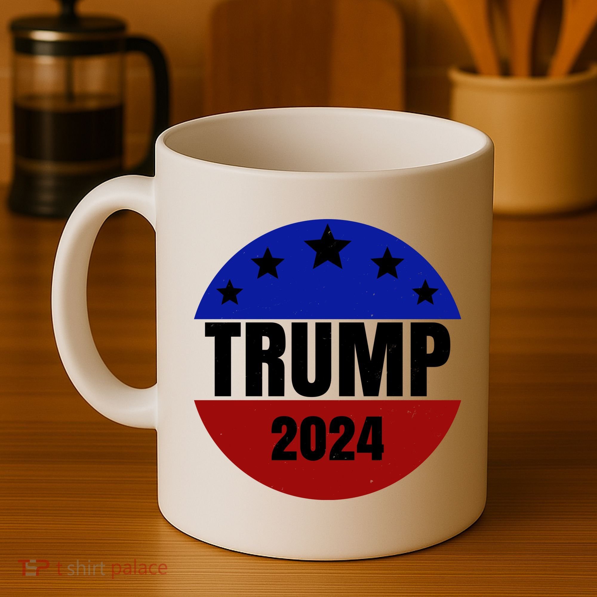 Trump 2024 Star Logo Coffee Mug