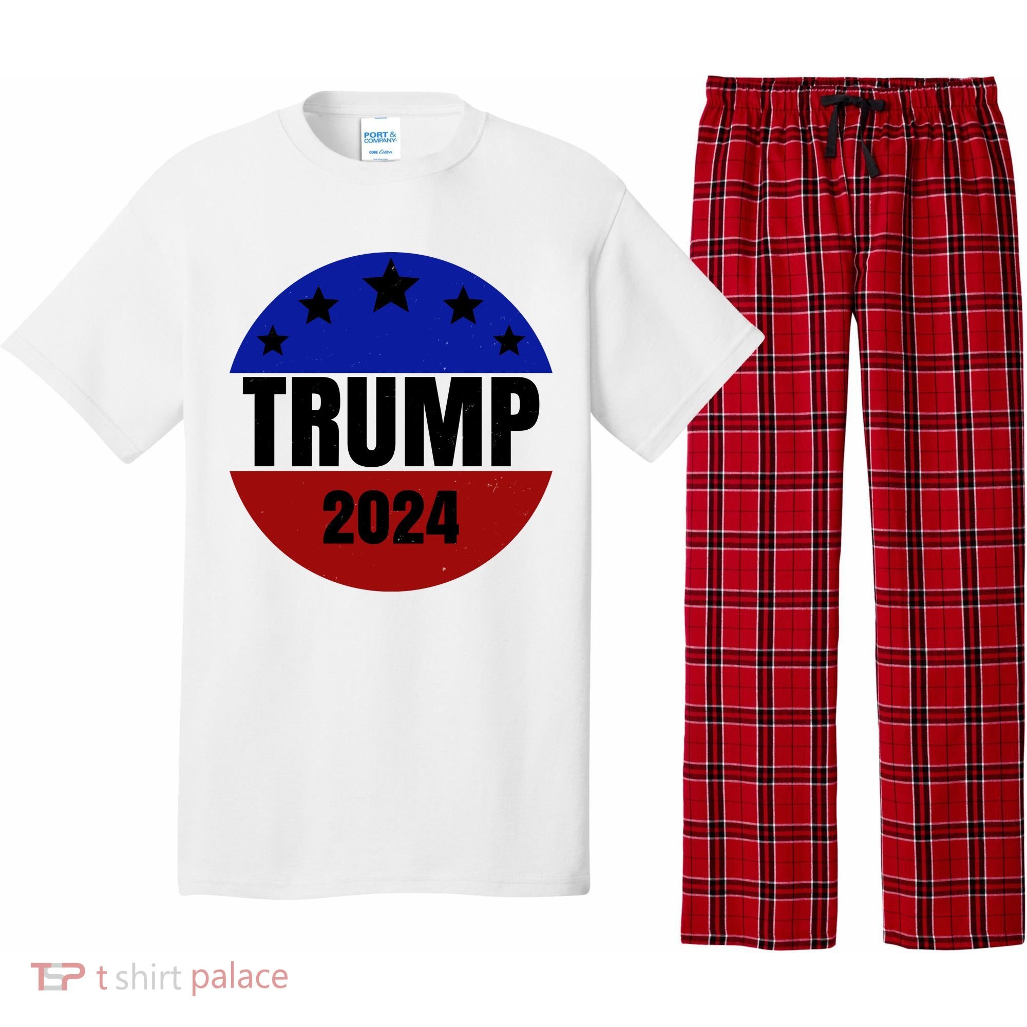 Trump 2024 Star Logo Pajama Set