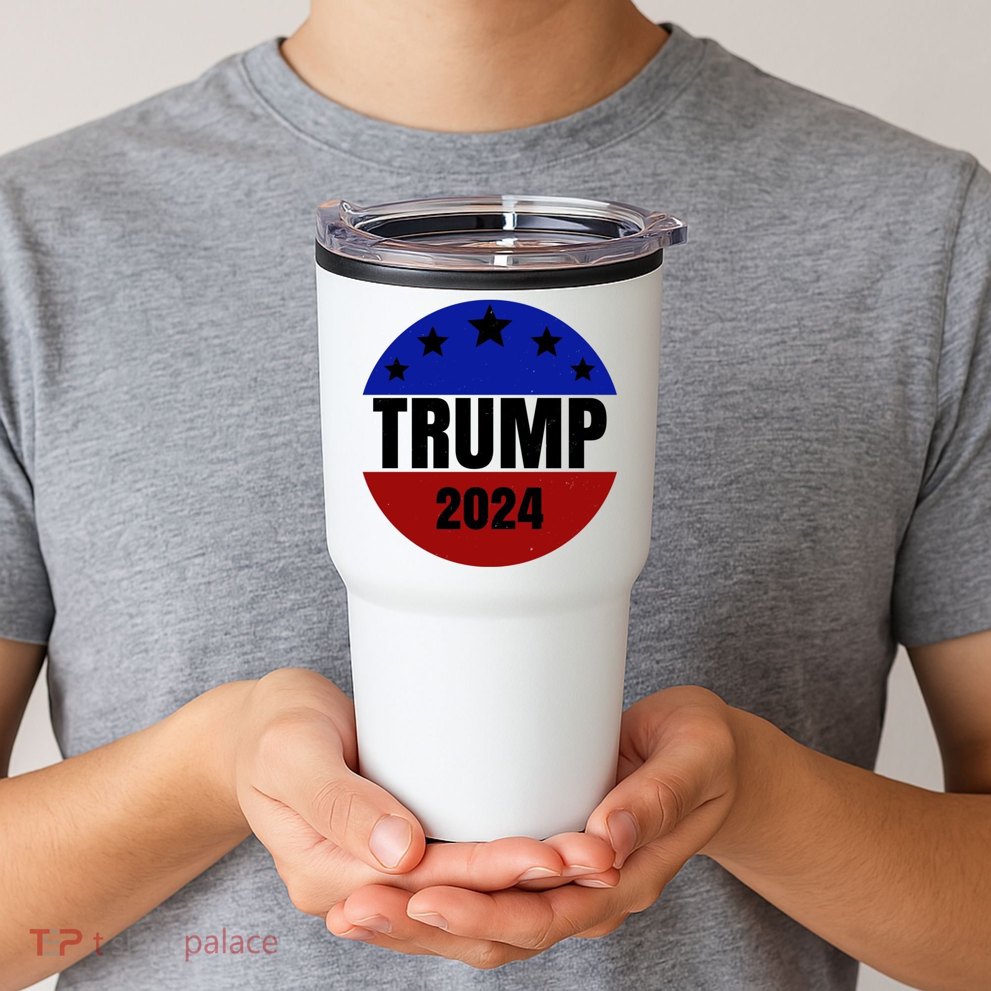 Trump 2024 Star Logo Tumbler