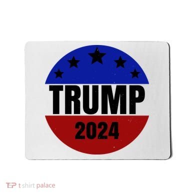 Trump 2024 Star Logo Mousepad
