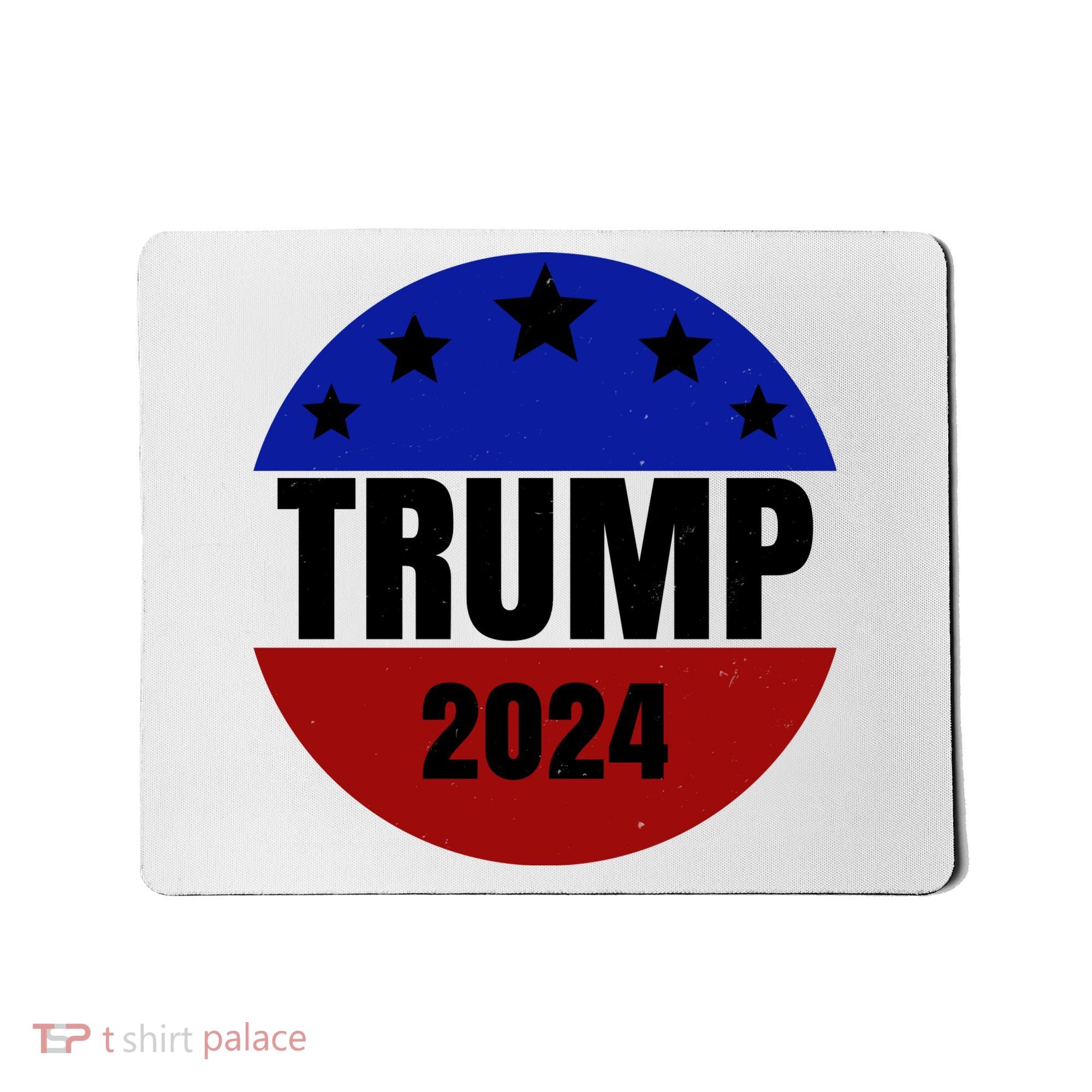 Trump 2024 Star Logo Mousepad