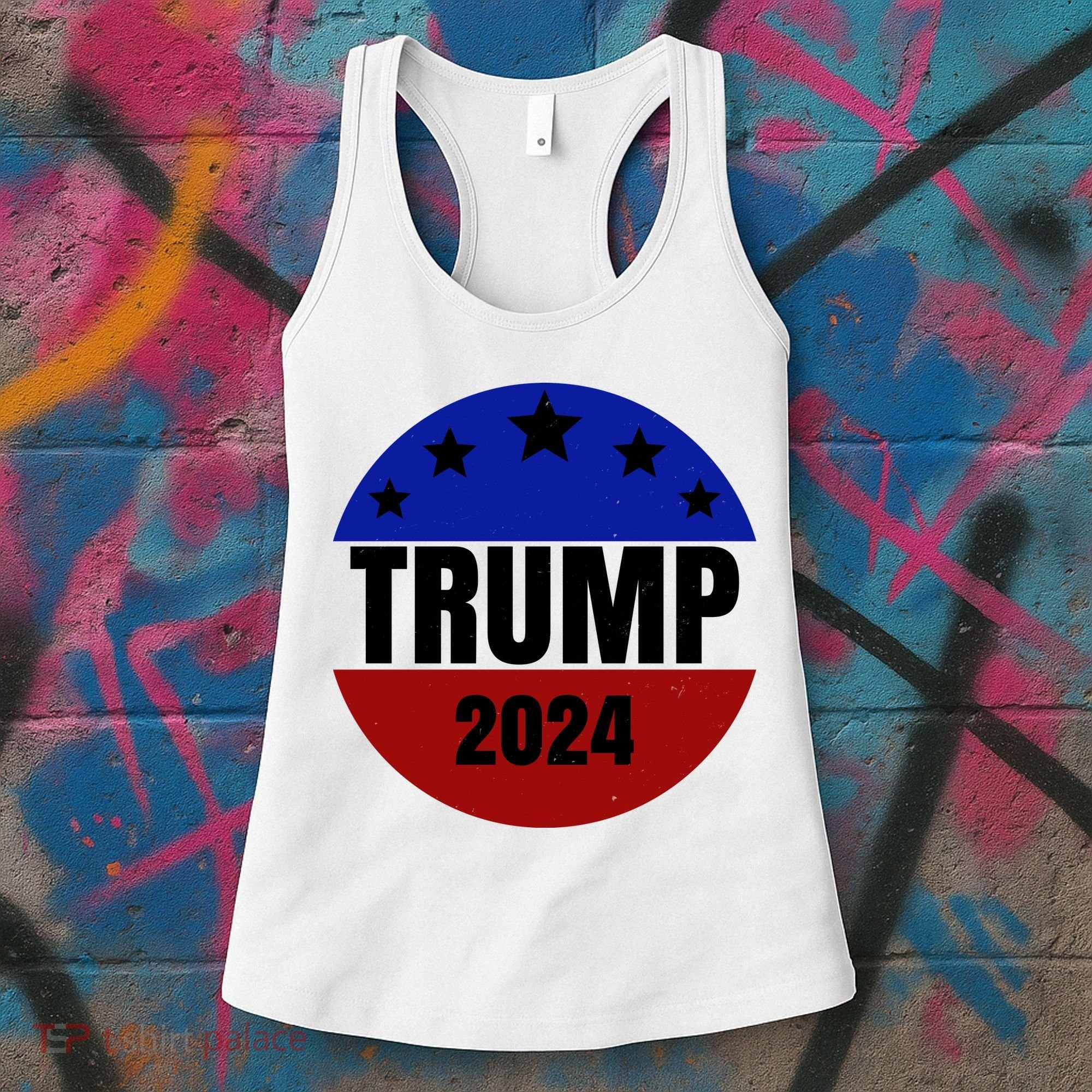 Trump 2024 Star Logo Women's Tank Top