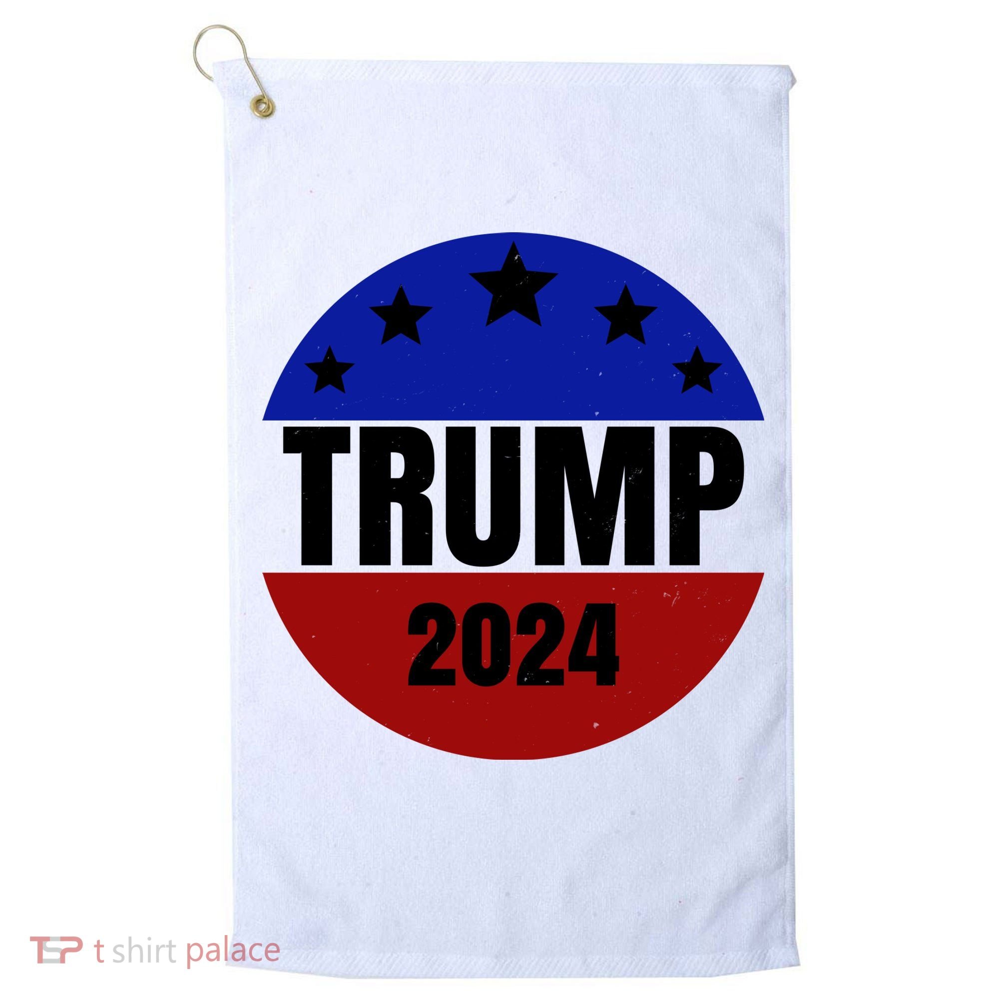 Trump 2024 Star Logo Golf Towel