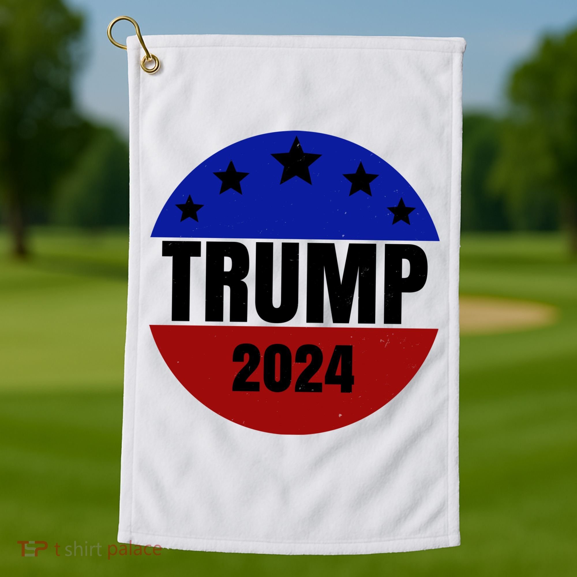 Trump 2024 Star Logo Golf Towel